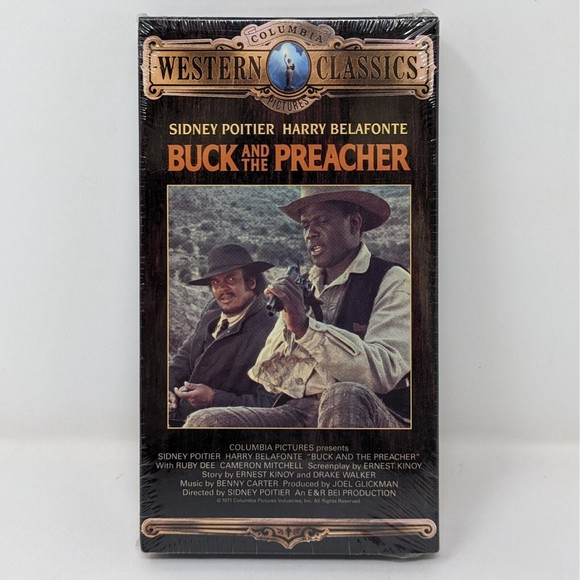 Buck And The Preacher (1991, VHS) Watermarks Sidney Poitier Harry Belafonte New - Picture 1 of 6
